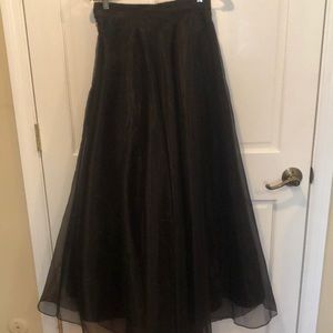 Black Tie Full length Skirt